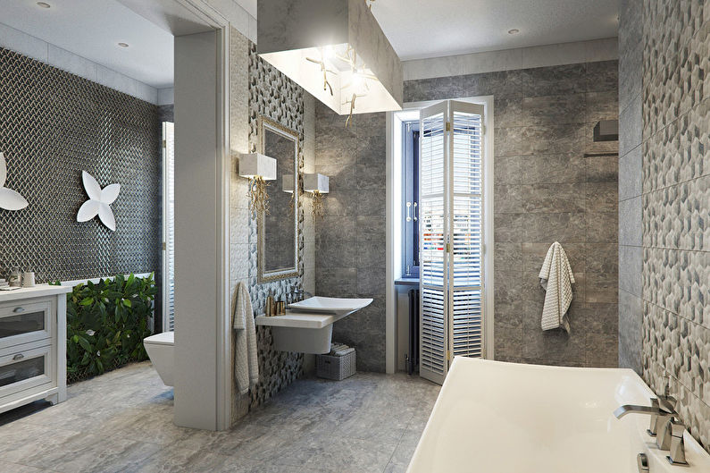 Tension of Faces: Bathroom in a modern style - photo 1