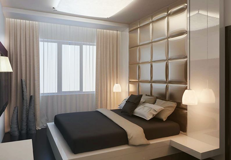 Design of a bedroom in Khrushchev - Minimalism style