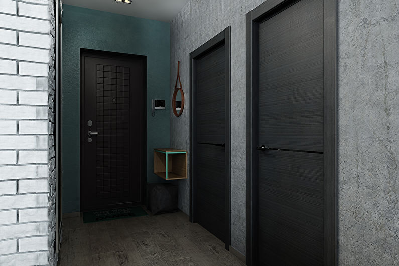 Stylish design of a studio apartment of 40 sq.m.