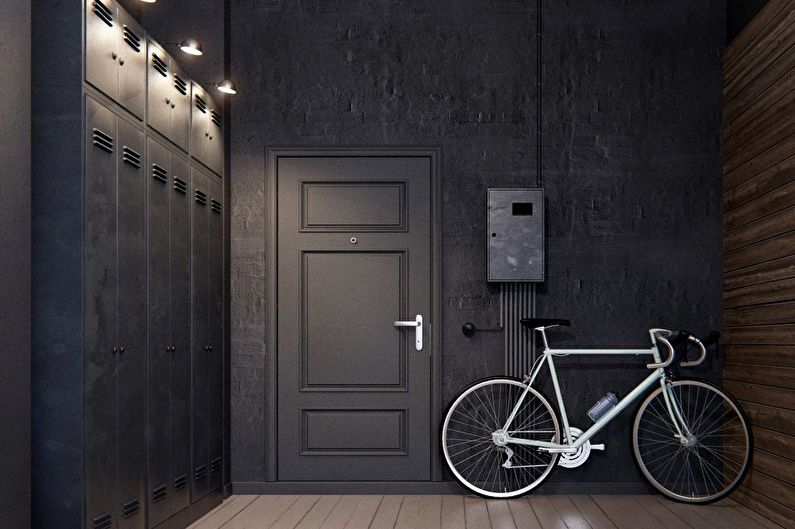 Brutal loft in a studio apartment of 40 sq.m. - Interior Design