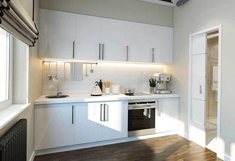 Small kitchen in a modern style - interior design