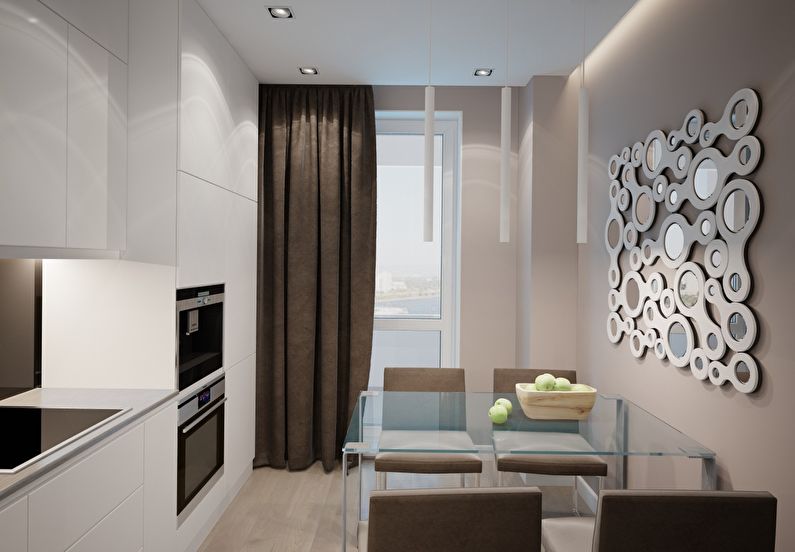 Small kitchen in a modern style - interior design