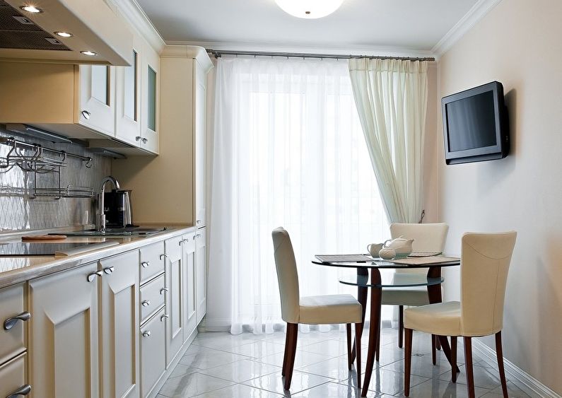 Small kitchen - floor design