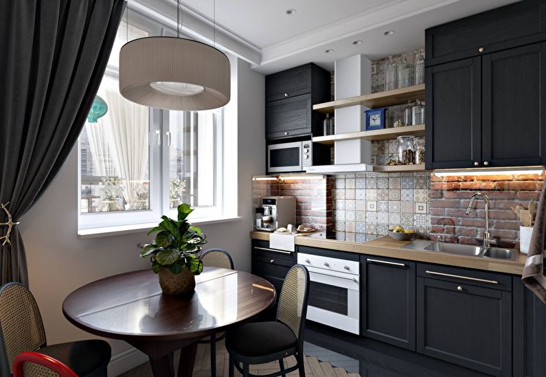 Small kitchen - wall decoration