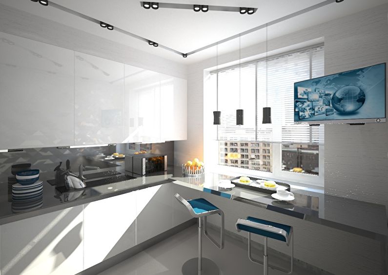 Dining area - small kitchen design