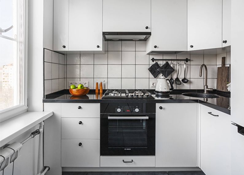 Interior design of a small kitchen - photo