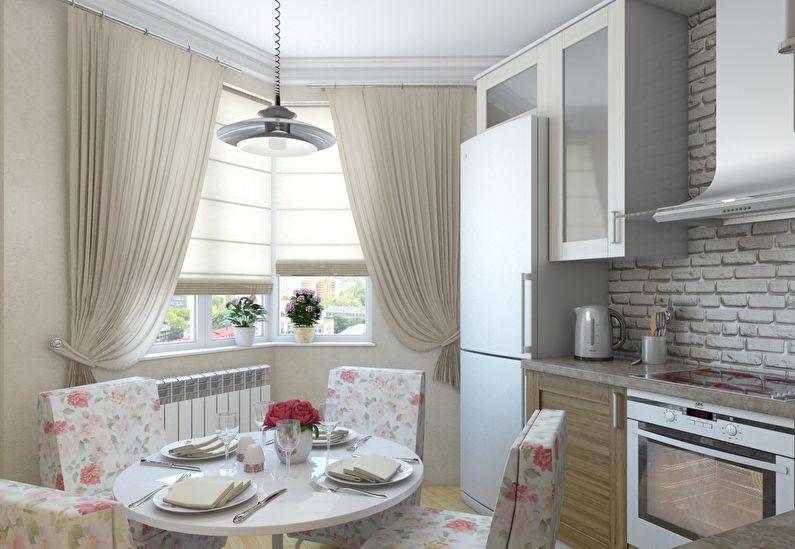Interior design of a small kitchen - photo