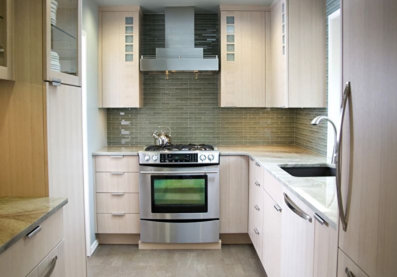Interior design of a small kitchen - photo