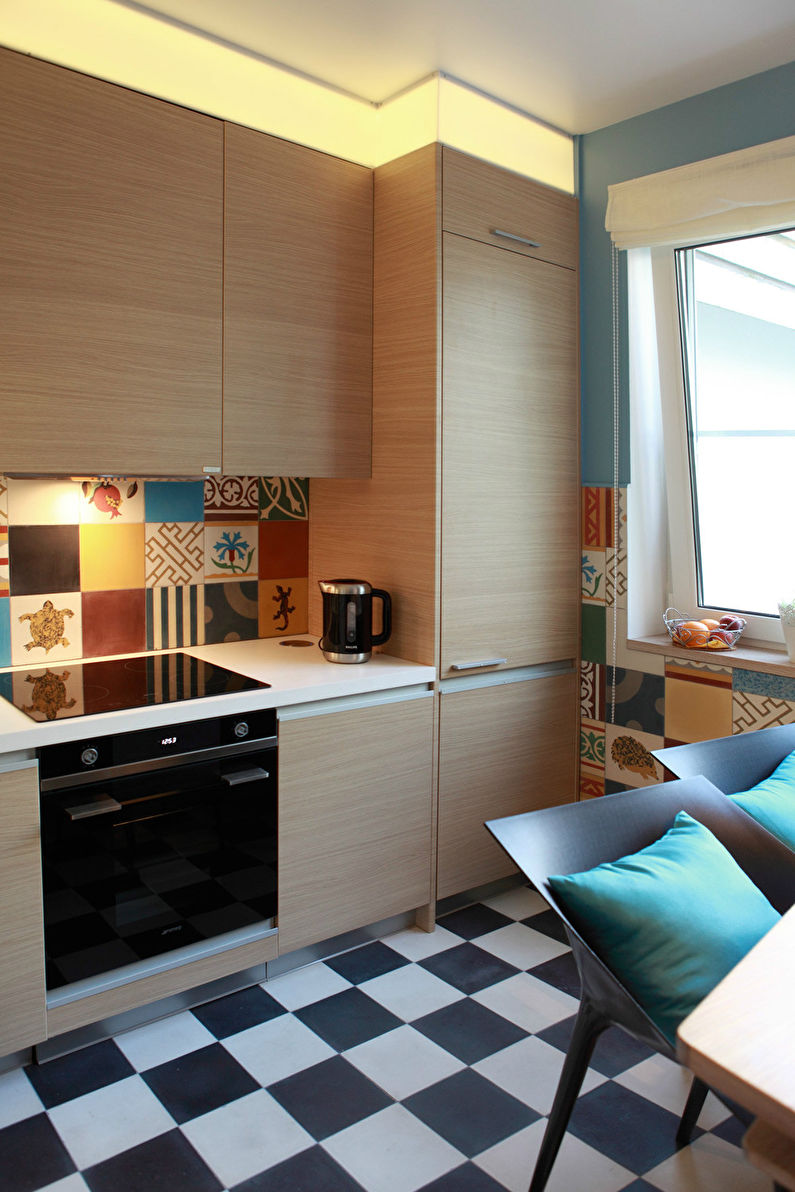 Interior design of a small kitchen - photo
