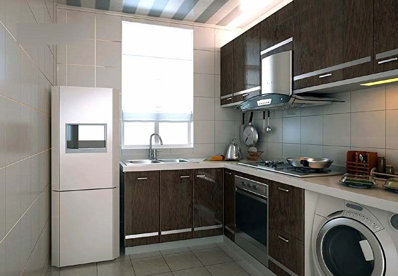 Interior design of a small kitchen - photo