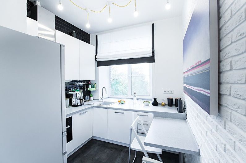 Interior design of a small kitchen - photo