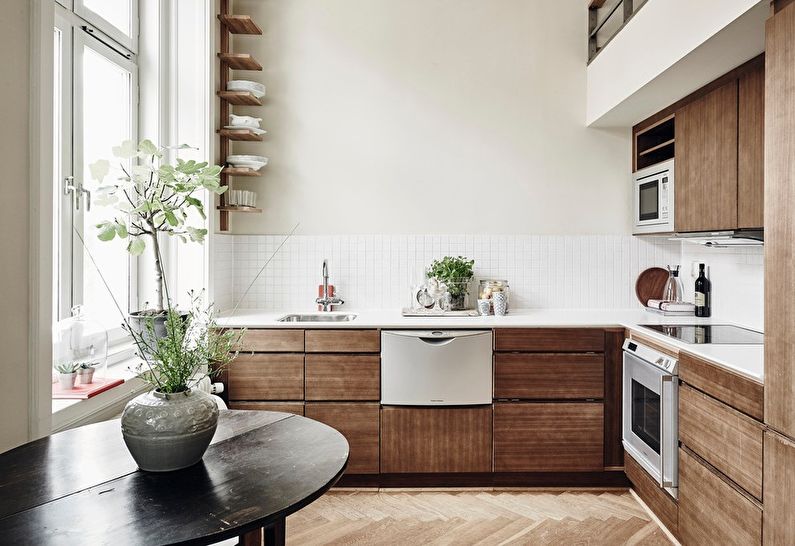 Interior design of a small kitchen - photo