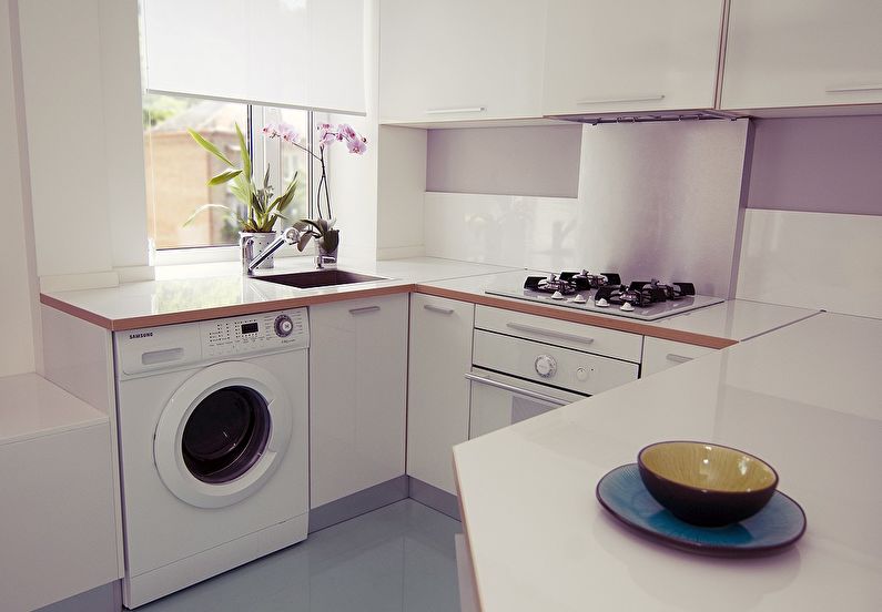 Interior design of a small kitchen - photo