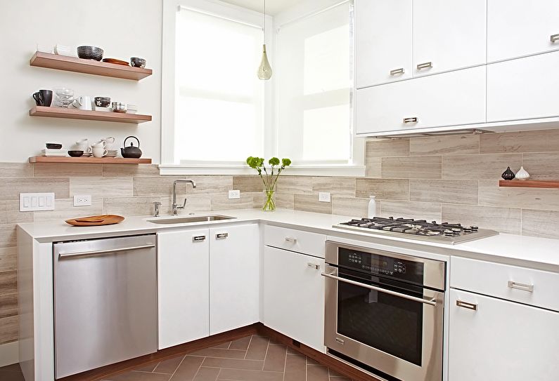Interior design of a small kitchen - photo