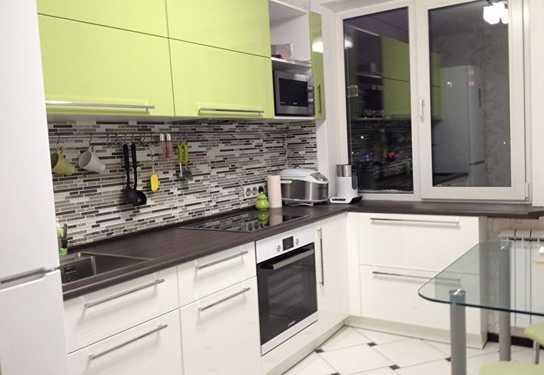 Interior design of a small kitchen - photo