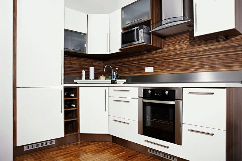 Interior design of a small kitchen - photo