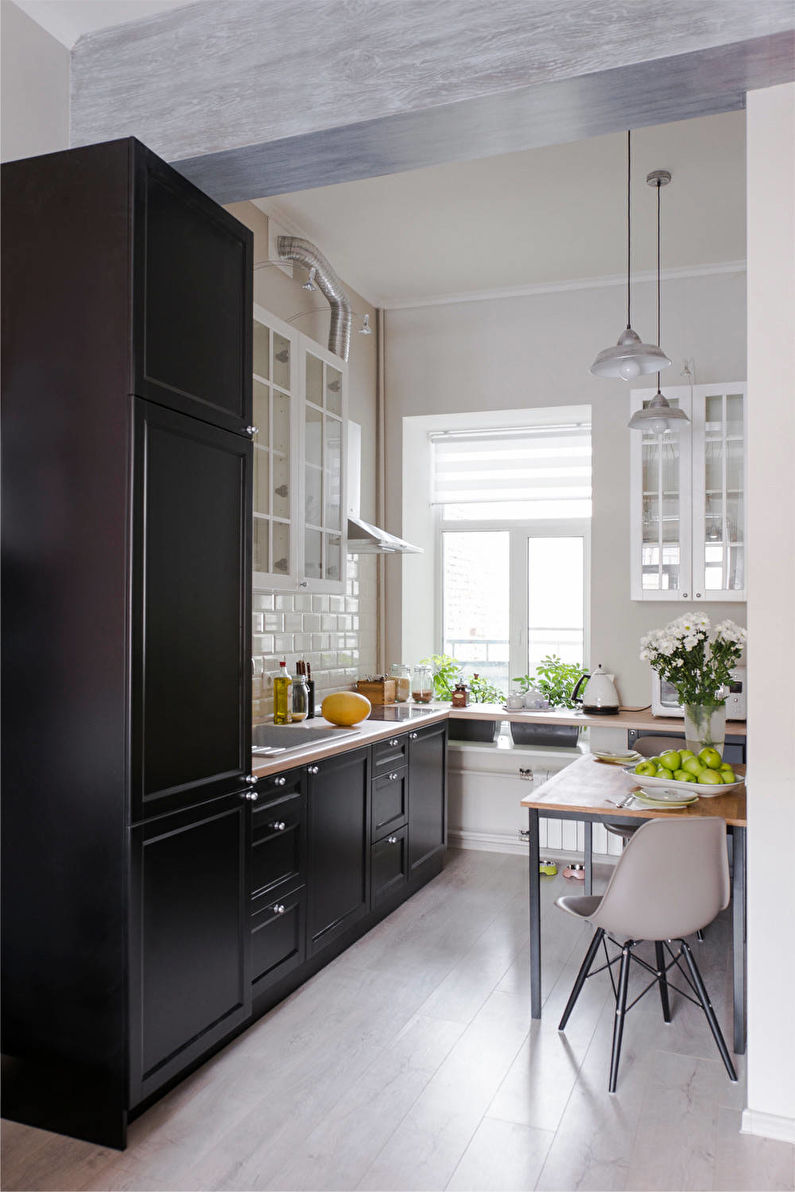 Interior design of a small kitchen - photo
