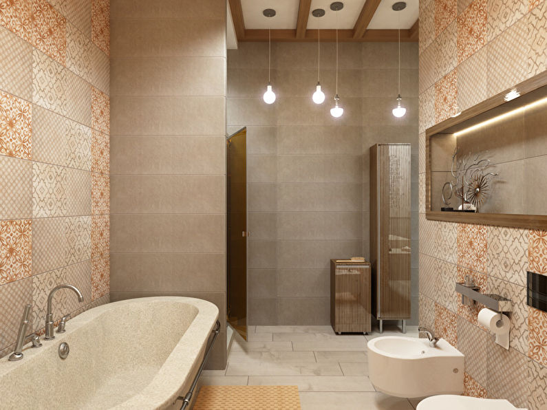 Interior of the bathroom 