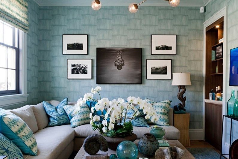 Living room design 18 sq.m. - how to arrange furniture