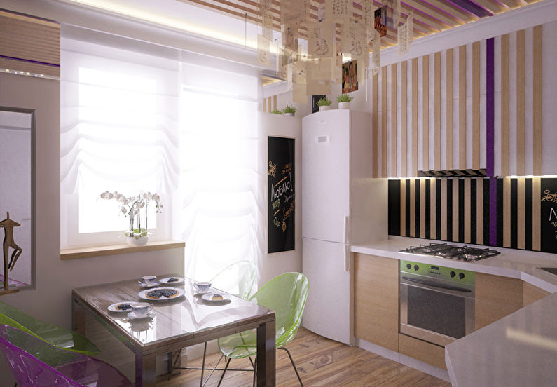 Prestaties: ontwerp van een kleine keuken - foto 1