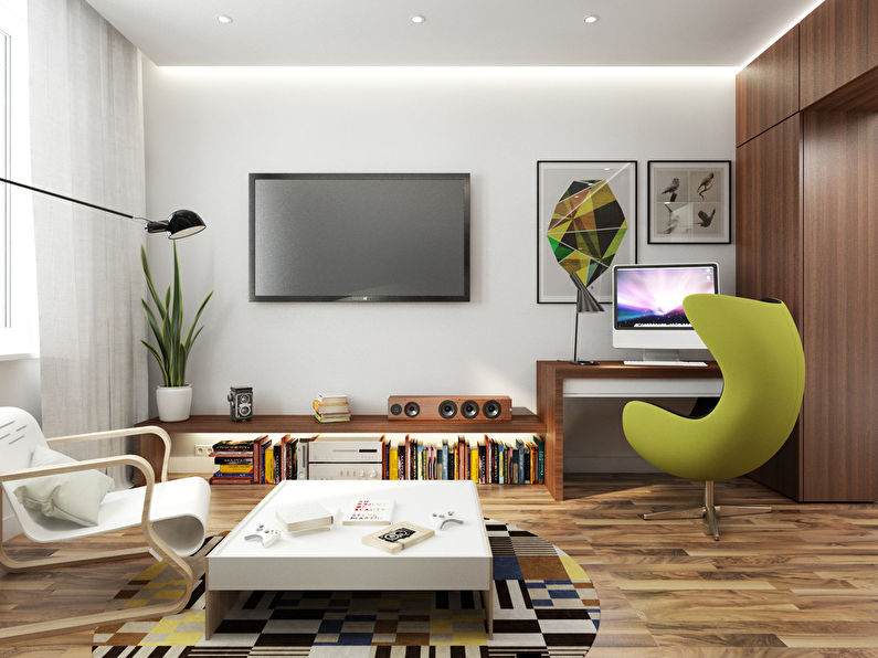 Project of NEST Apartment, 43 m2 - photo 2