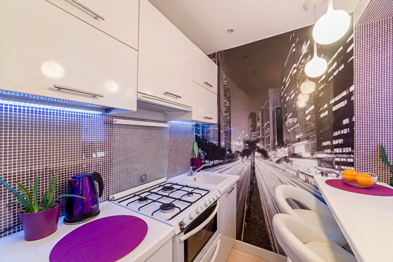 Design of a small apartment of 20 sq.m.