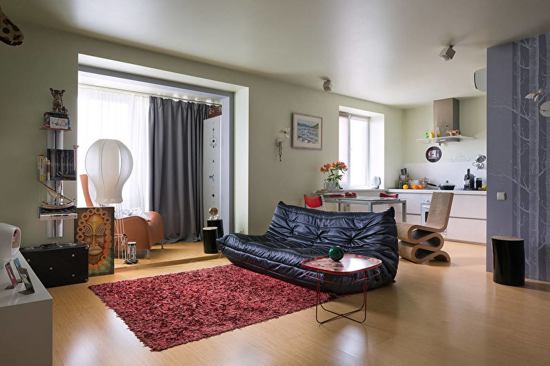 Design of a small apartment of 33 sq.m. in Kiev