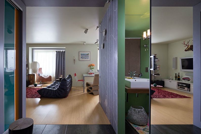 Design of a small apartment of 33 sq.m. in Kiev