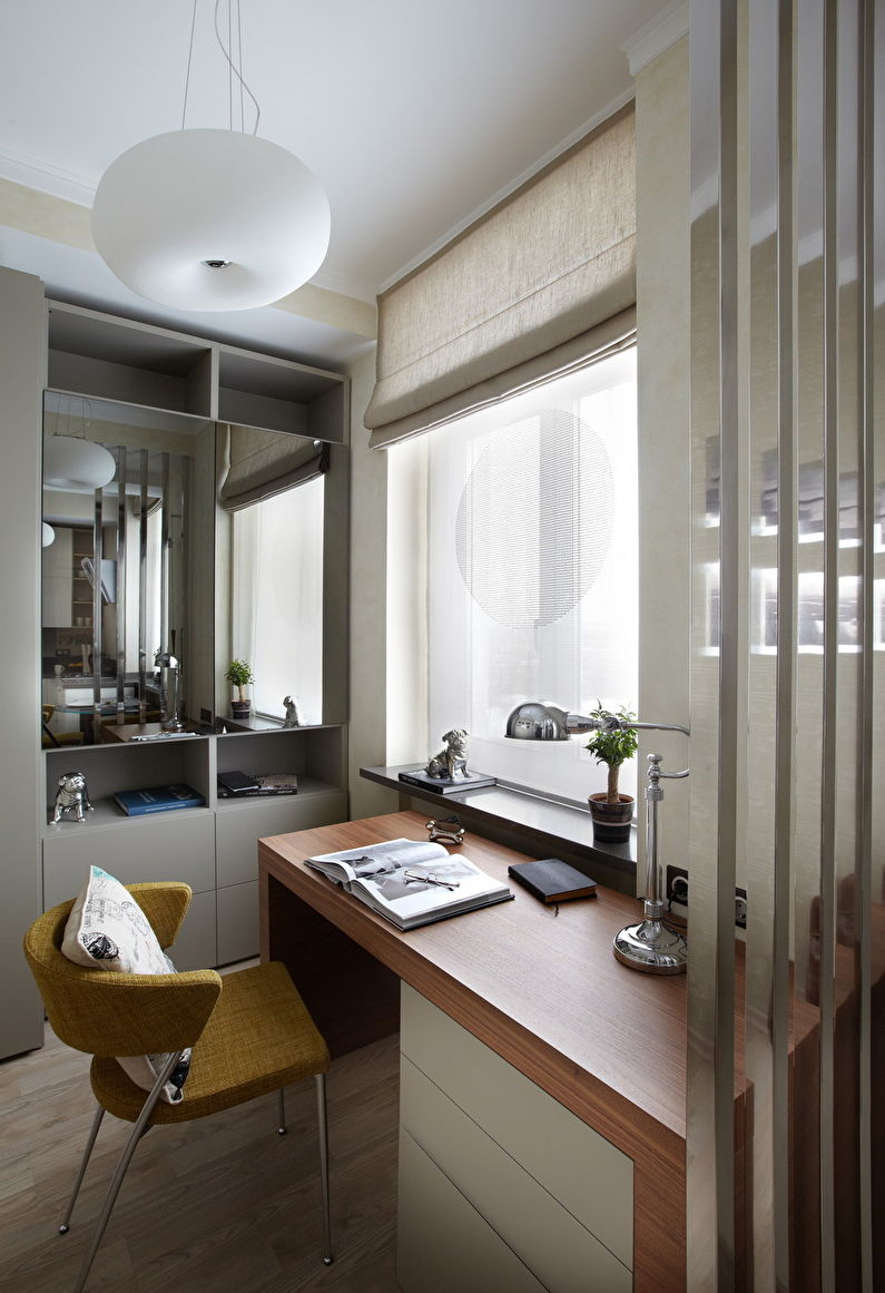 Interior of a small apartment in a modern style