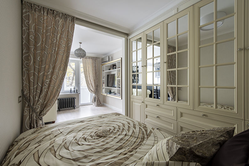 Design of a small apartment in a classic style