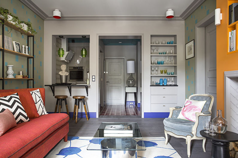 Design of a small apartment in Moscow