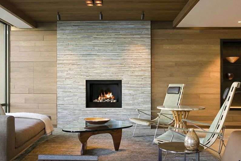 Interior design of a living room of 20 sq.m. - Photo