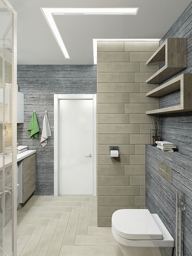 Design of a studio apartment for a girl