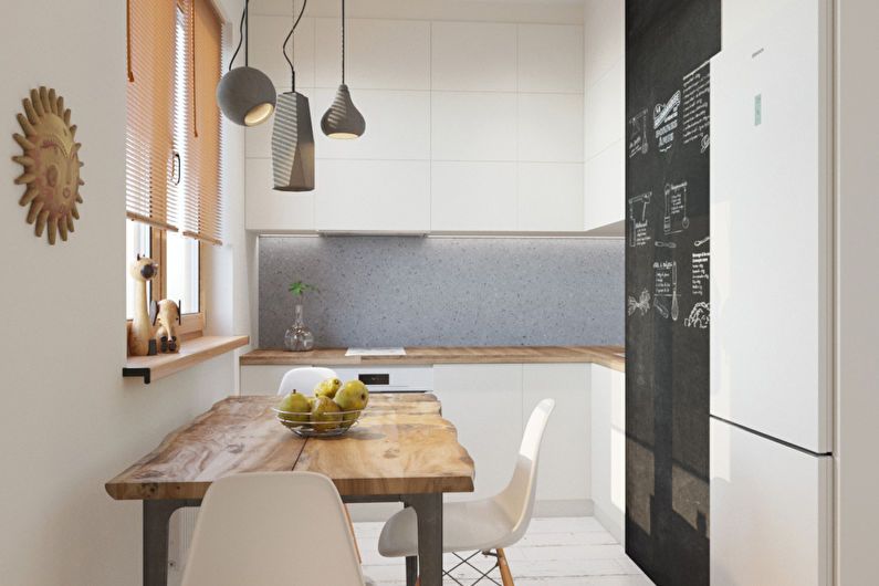 Design of a studio apartment in the style of minimalism