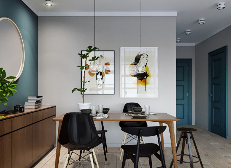 Design of a one-room apartment in Kiev