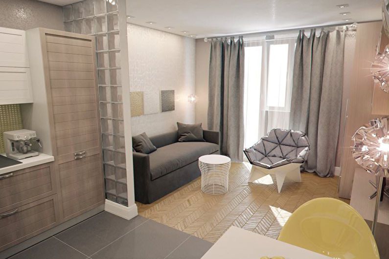 Studio Apartment Design - Floor Finish