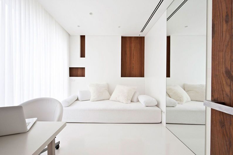 Interior design of a studio apartment - photo