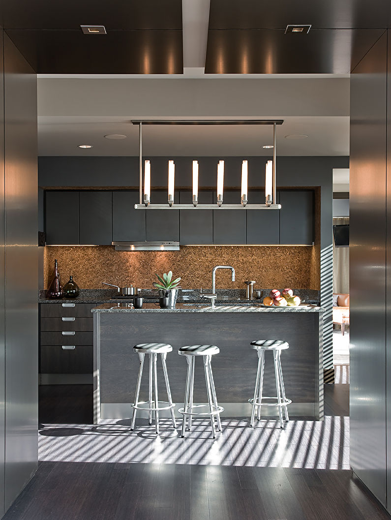 Decoración de paredes en la cocina - Revestimientos de corcho