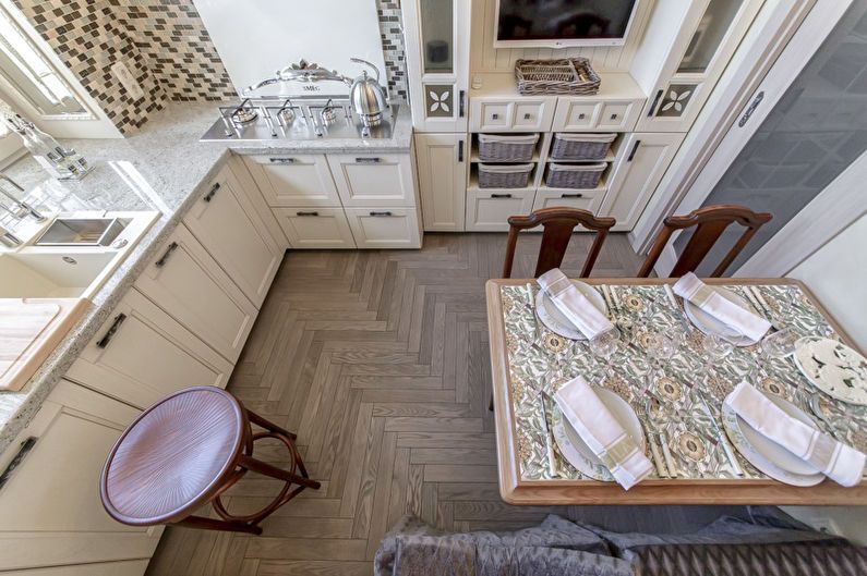 Kitchen design 6 sq.m. - gender