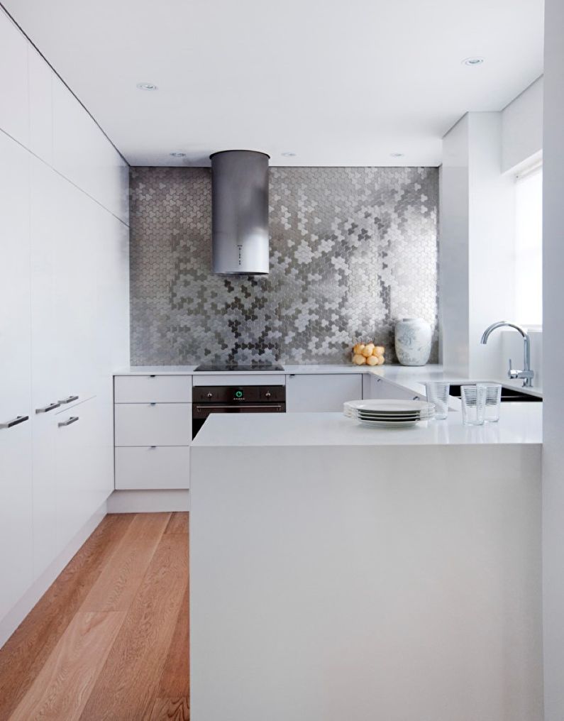 Kitchen interior design 6 sq.m. - Photo