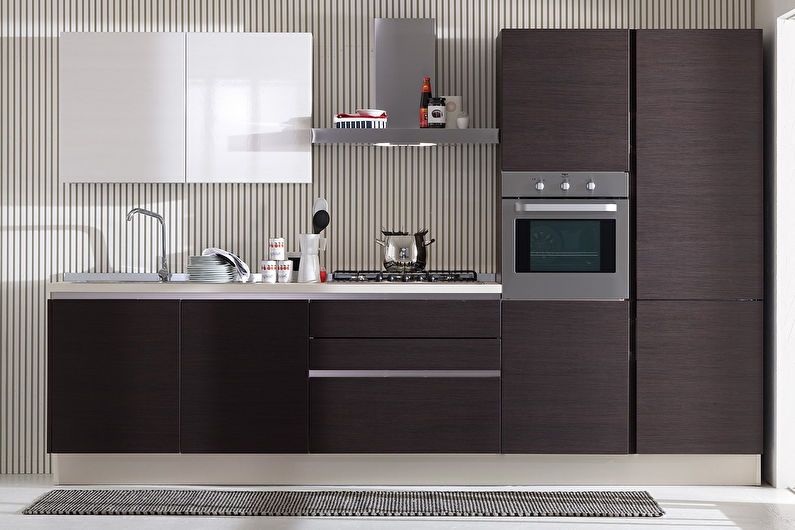 Kitchen interior design 6 sq.m. - Photo