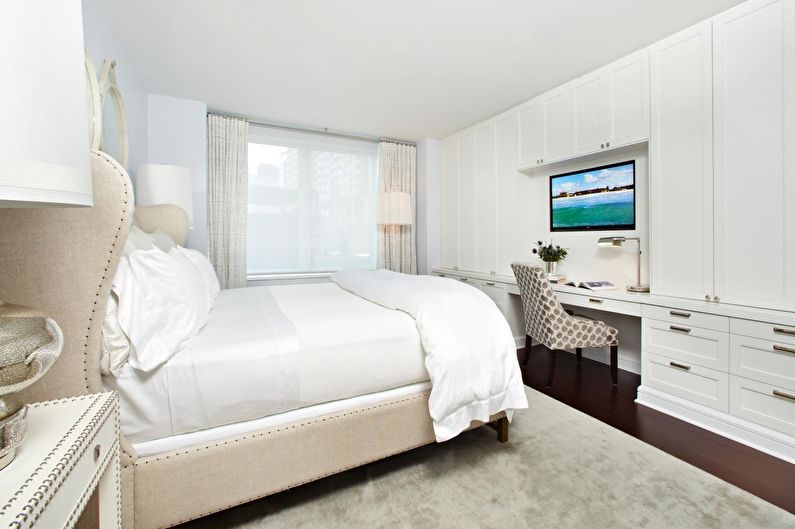 Bedroom design 12 sq.m. - how to arrange furniture