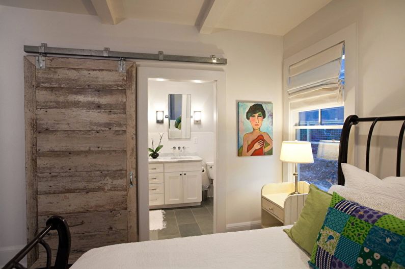 The interior design of the bedroom is 12 sq.m. - Photo