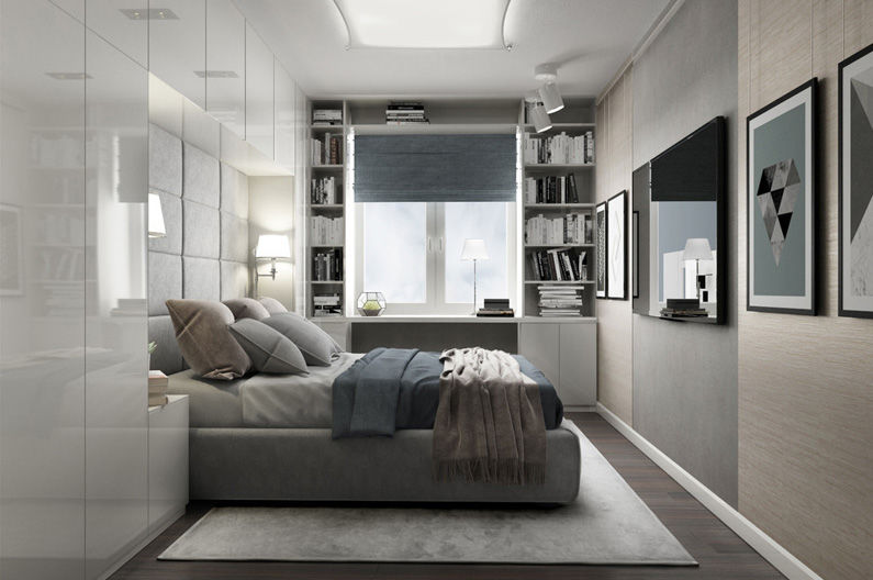 Design of a bedroom in Khrushchev: 60 photo ideas