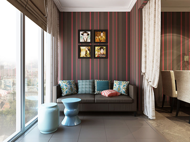 อพาร์ทเมนท์หนึ่งห้องนอน 50 ตร.ม.