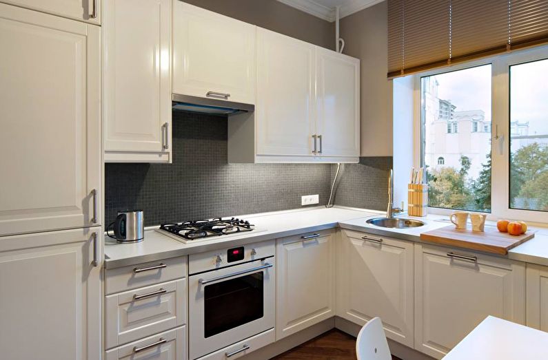 Kitchen design 6 sq.m. (+60 photo)