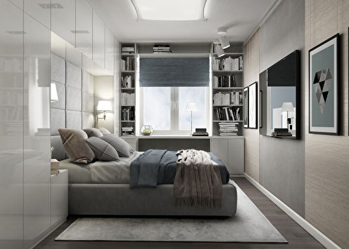 Design of a bedroom in Khrushchev: 60 photo ideas