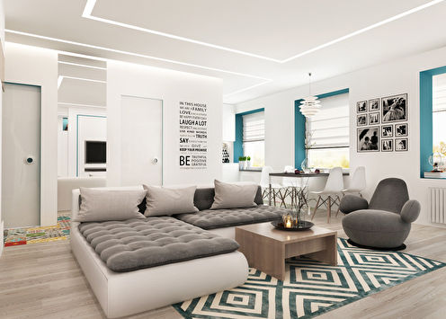 Patchwork Room: Apartment for a young family