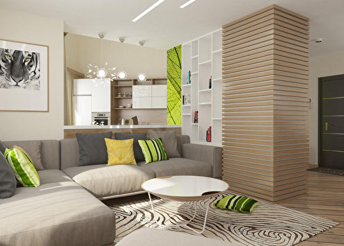 Apartment in Krasnoyarsk, 51 m2
