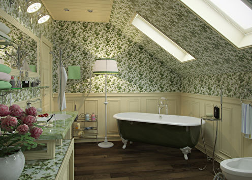 Provence style bathroom